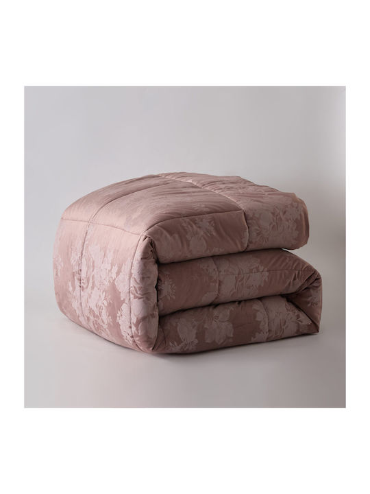 Liolios Home Bettdecke Großes Doppelbett 220x240cm Cordelia Amethyst