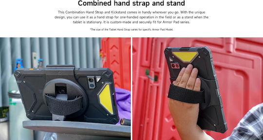 Suport tabletă Ulefone Stand Uas02 Tablet Armor Pad 4 Series Curea Neagră Uas02