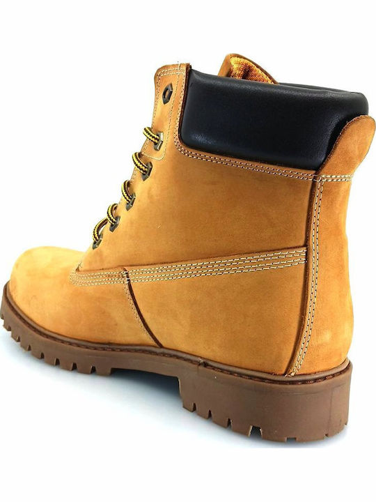 Leder Gelb Herrenstiefel