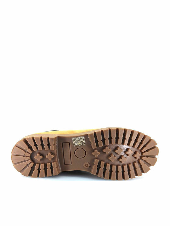 Leder Gelb Herrenstiefel