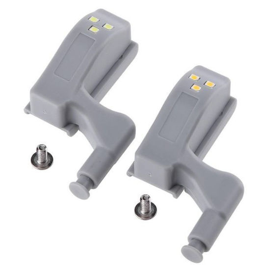 Set 10 Möbelgriffe LED-Beleuchtung 7,5 x 4 x 2 cm
