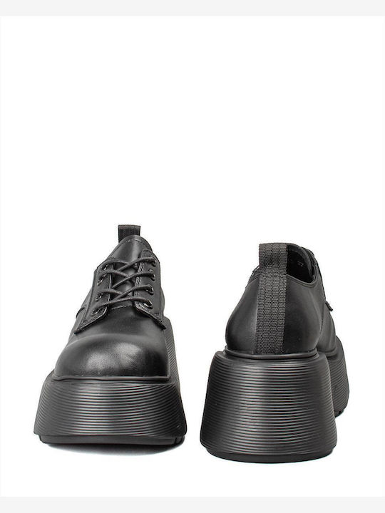 Starynite Γυναικεία Oxfords σε Μαύρο Χρώμα