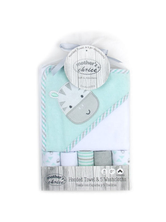Baby Gift Set Hooded Towel 5 Mini Towels Zebra Baby Gift Set Hooded Towel 5 Mini Towels Zebra