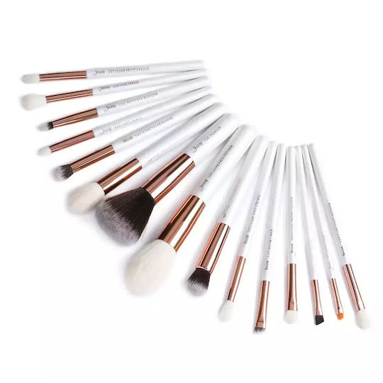 Professional Set with Makeup Brushes and Sponges for Foundation 15pcs