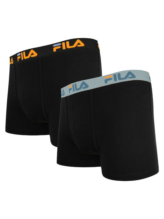 Fila Herren-Boxershorts 2Packung Black