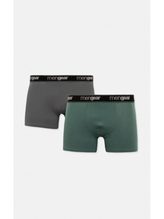 Ανδρικά Μποξεράκια Dark Grey, Khaki 2Pack