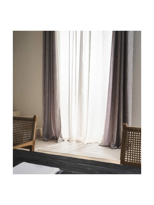 Gofis Home Curtain with Pencil Pleat Magna Gray 140x295cm