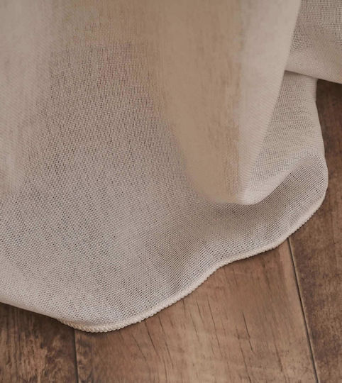 Gofis Home Curtain With Pencil Pleat Maisy Beige 140x280cm