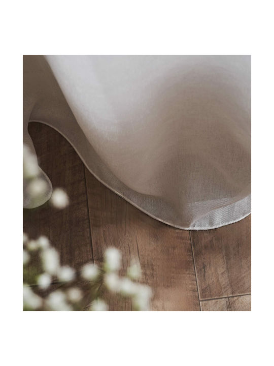 Gofis Home Κουρτίνα με Τρέσα Maisy Λευκή 200x295εκ.
