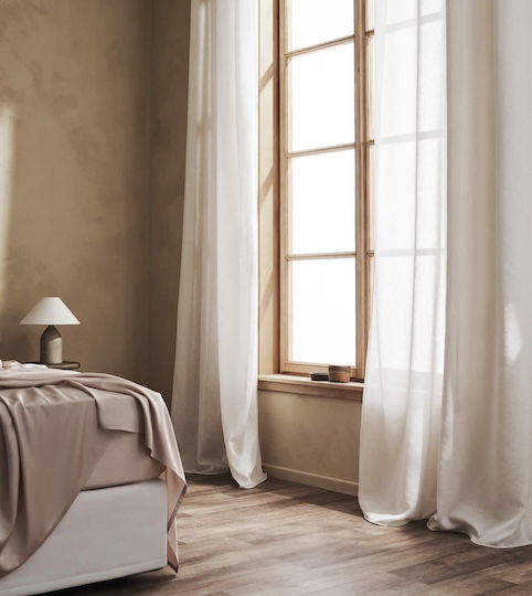 Gofis Home Curtain With Pencil Pleat Maisy Beige 140x280cm