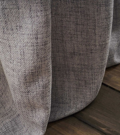 Gofis Home Curtain with Pencil Pleat Magna Gray 140x295cm