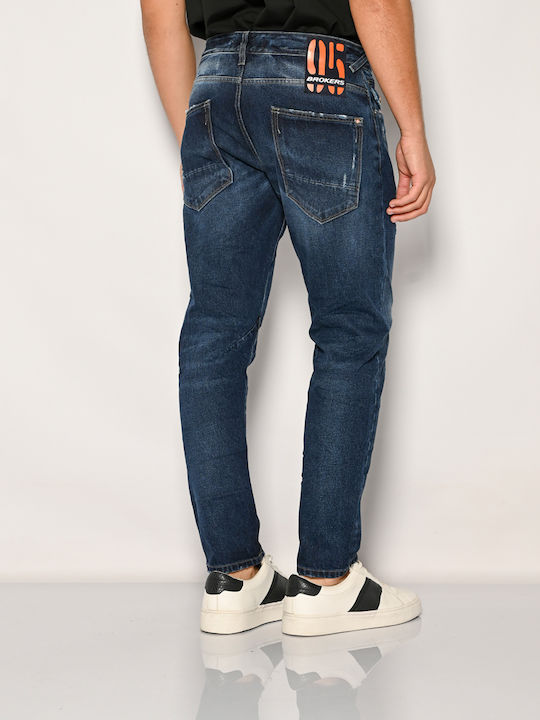 Men's Jeans Pants Loose Fit Blue