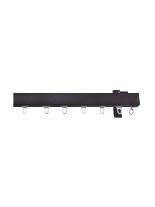 Import Hellas One-Way Aluminum Curtain Track White 260cm 1991-7