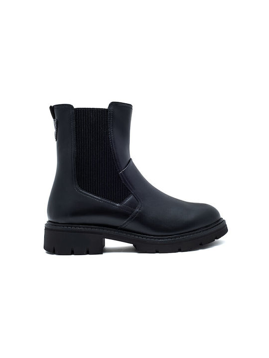 Leder Stiefeletten Damen Braun