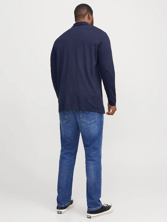 Jack & Jones Plus Polo Blouse Night Sky