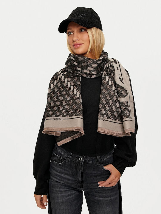 Guess Women's Wool Scarf Black