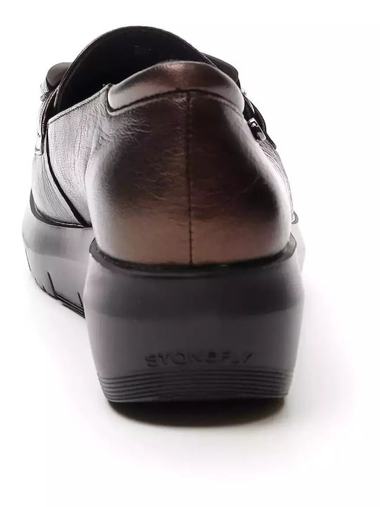 Women's Moccasins in Brown Color