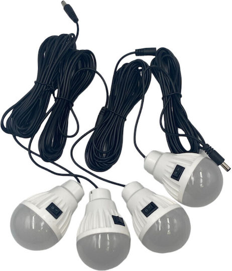 GDLIFE TIMES Solar Lighting System With 4 Lamps GD-12240