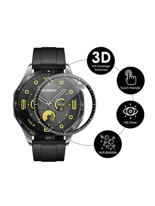 Huawei Watch Gt 5 46mm 2τμχ Enkay 3d Full Coverage Soft Pc Edge Pmma Hd Screen Film