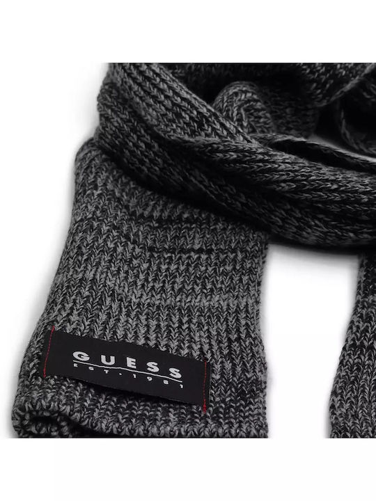 Guess Men's Wool Scarf Gray