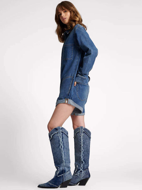 Γυναικείο Ολόσωμο Σορτς Denim