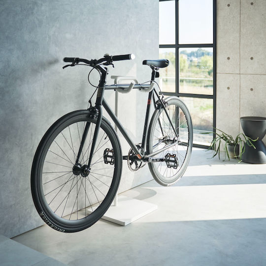 Yamazaki Floor Bicycle Stand Metal White Tower 38x33x94