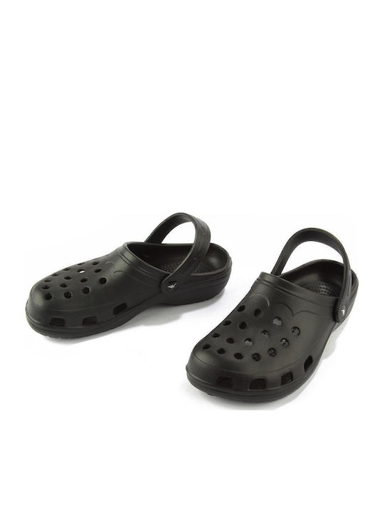 Fshoes Ανδρικά Σαμπό Μαύρα