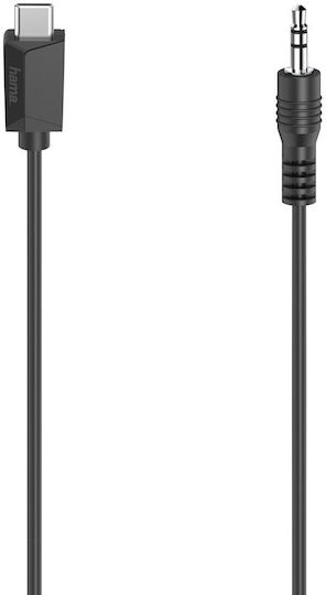 HAMA USB 2.0 Кабел USB-C Мъжки - 3,5 мм Черен 0,75 м 00200729