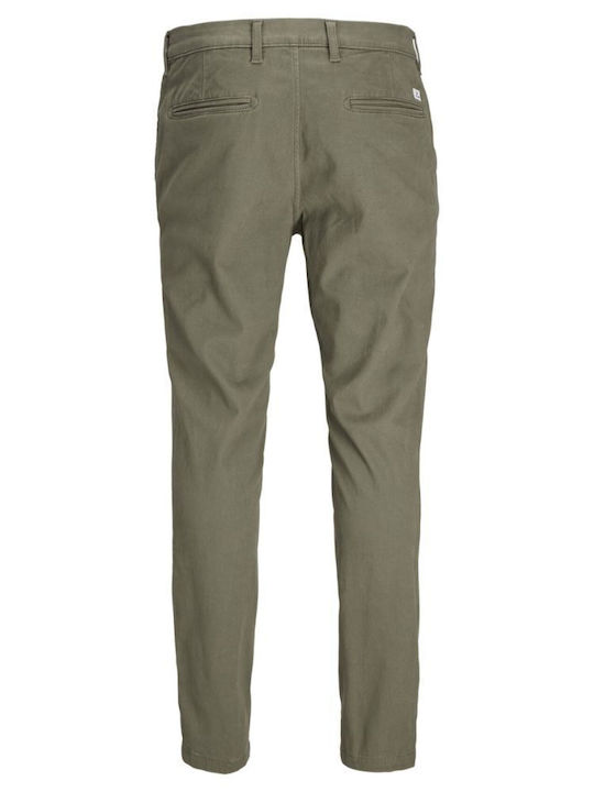 Jack & Jones Plus Trousers Chino in Slim Fit Dusty Olive