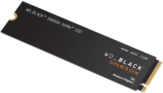 Western Digital Black SN850X W/o Heatsink SSD 8TB M.2 Type with PCI Express 4.0 Connection WDS800T2X0E-00CDD0