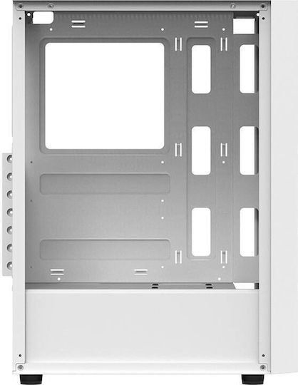 Darkflash A290 Gaming Midi Tower Κουτί Υπολογιστή με Πλαϊνό Παράθυρο White