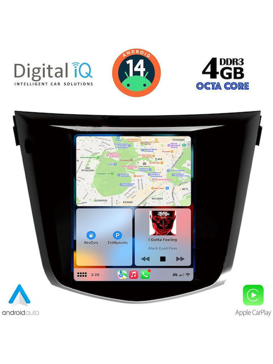 Digital IQ Car Audio System for Nissan Qashqai / X-Trail 2014 (Bluetooth/USB/WiFi/GPS/Apple-Carplay/Android-Auto) with Touch Screen 9.7"