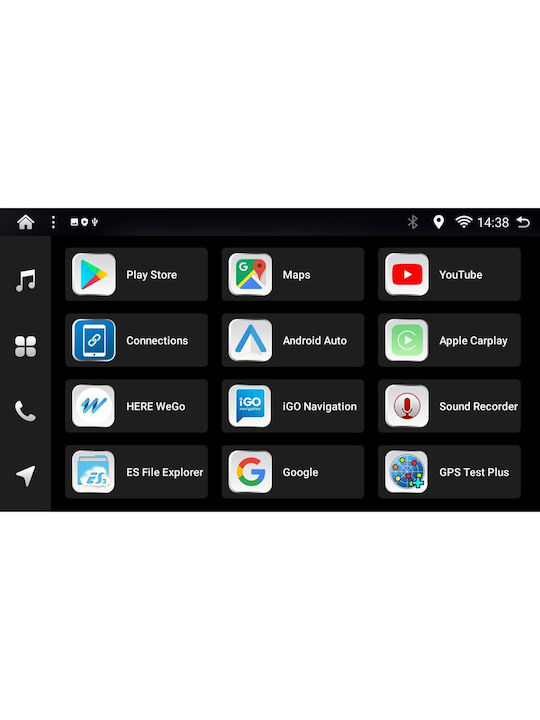 Digital IQ Ηχοσύστημα Αυτοκινήτου για Toyota Auris 2013-2015 (Bluetooth/USB/WiFi/GPS/Apple-Carplay/Android-Auto) με Οθόνη Αφής 10"