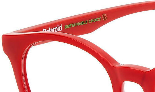 Polaroid Copii Plastic Rame Ochelari Roșu PLD D831 C9A