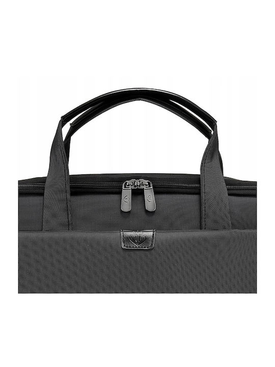 Zagatto Shoulder Handheld Laptop Bag 17.3 Inches with USB Port in Black Color ZG133