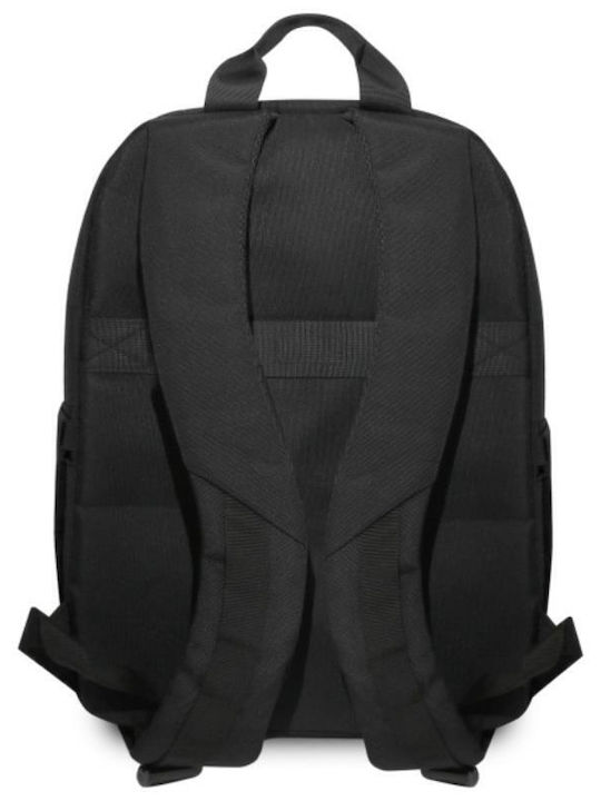 Bmw Nylon Red Stripe 16" Laptop Backpack Black