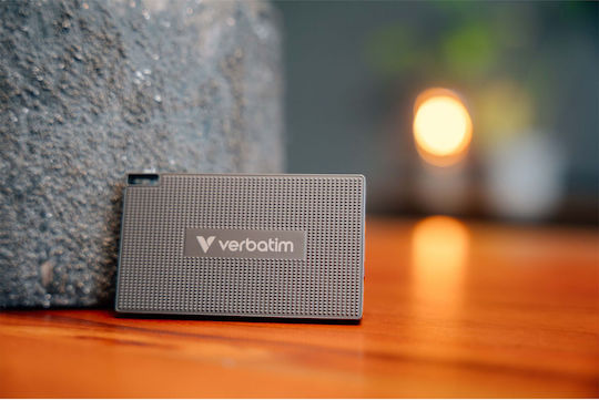Verbatim Metal Mini USB-C / USB 3.2 External SSD 1.0TB M.2 Black
