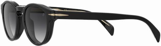 David Beckham Männer Acetat Brillengestell mit Clip-On Schwarze DB 7104/CS 807/WJ