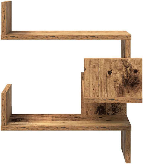 Eckiges Wandregal Braune 40x40x49,5cm