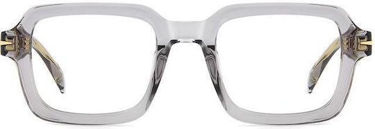 David Beckham Transparent Plastic Eyeglass Frame DB 7113 KB7