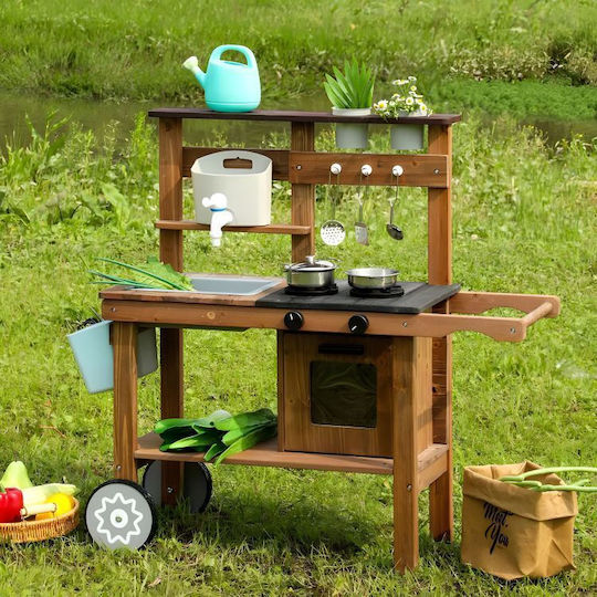 Ecotoys Детска кухня от дърво