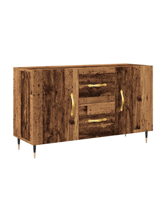 Sideboard Wooden with Drawers Coffee 100x36x60cm