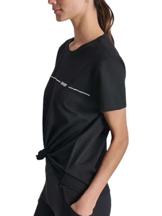 DKNY Logo Μπλούζα Μαύρη