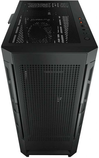 Cougar Airface Gaming Midi Tower Κουτί Υπολογιστή με Πλαϊνό Παράθυρο Μαύρο