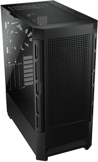 Cougar Airface Gaming Midi Tower Κουτί Υπολογιστή με Πλαϊνό Παράθυρο Μαύρο