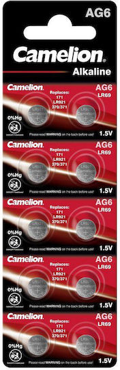 Camelion AG6 Αλκαλική Μπαταρία Ρολογιών LR69 1.5V 1τμχ