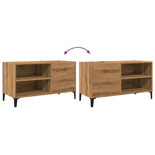 vidaXL Мебел за Hi-Fi Кафяв 38x84.5x48см