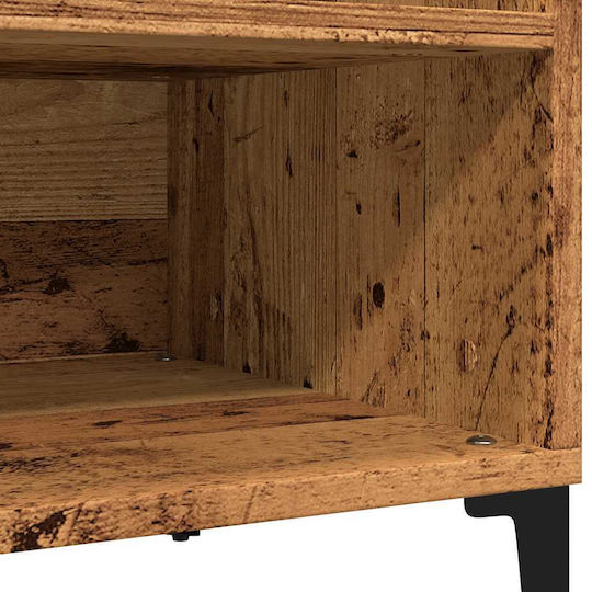 vidaXL Мебел за Hi-Fi Кафяв 38x84.5x48см