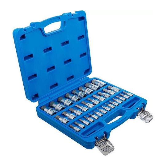 BGS Technic Chei tubulare cu Vârfuri Allen și Patrat de Prindere 1/2'' Set 32buc
