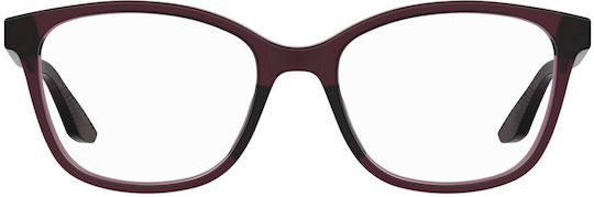 Under Armour Women's Acetate Prescription Eyeglass Frames Burgundy UA 5013 YKZ